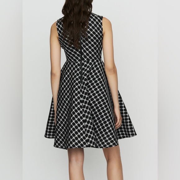 Reine Sleeveless Plaid Skater Mini Dress - Picture 2 of 5